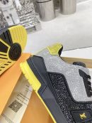 Louis Vuitton Women's LV Trainers Black And Yellow For Women LV