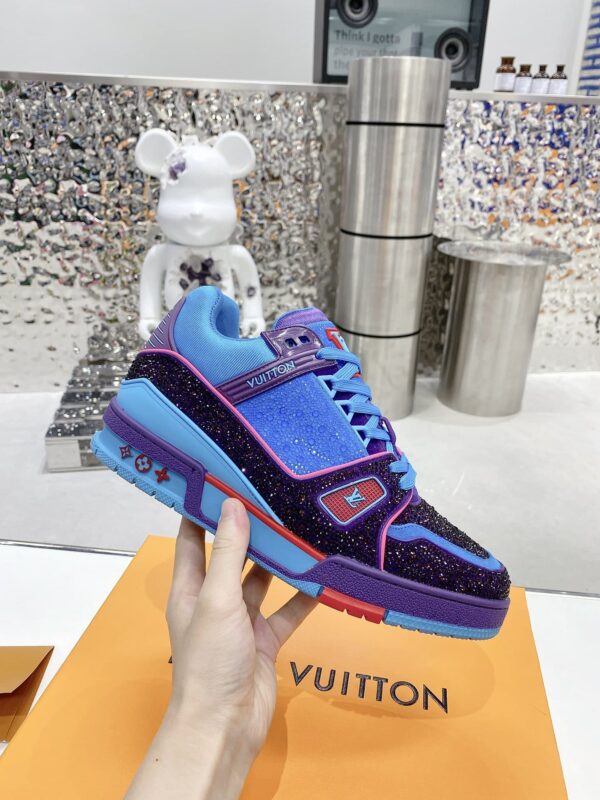 Louis Vuitton Women's LV Trainers Blue For Women LV