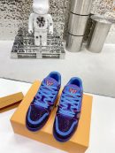 Louis Vuitton Women's LV Trainers Blue For Women LV