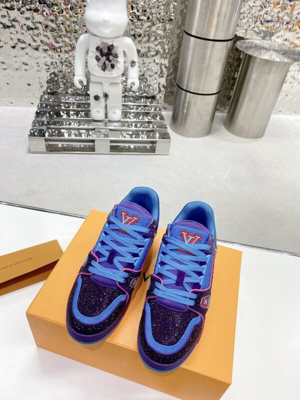 Louis Vuitton Women's LV Trainers Blue For Women LV