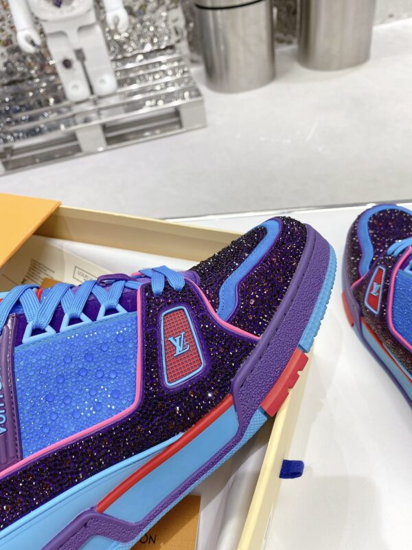 Louis Vuitton Women's LV Trainers Blue For Women LV
