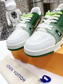 Louis Vuitton Women's LV Trainers Green For Women LV