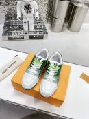 Louis Vuitton Women's LV Trainers Green For Women LV