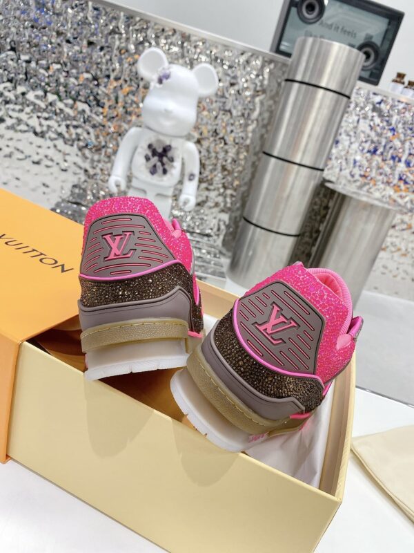 Louis Vuitton Women's LV Trainers Pink For Women LV