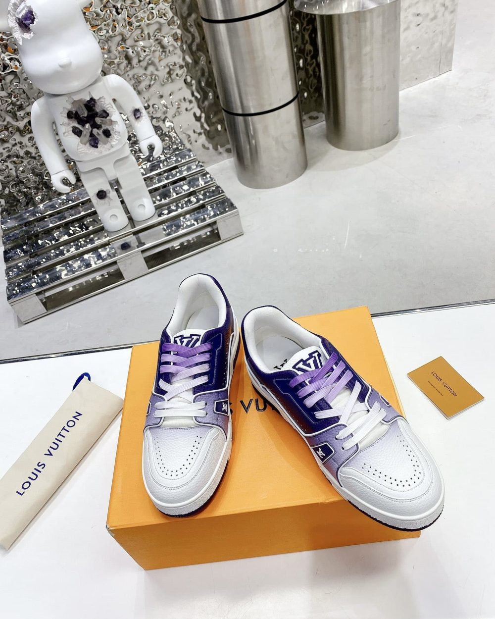 Louis Vuitton Women's LV Trainers Violet For Women LV