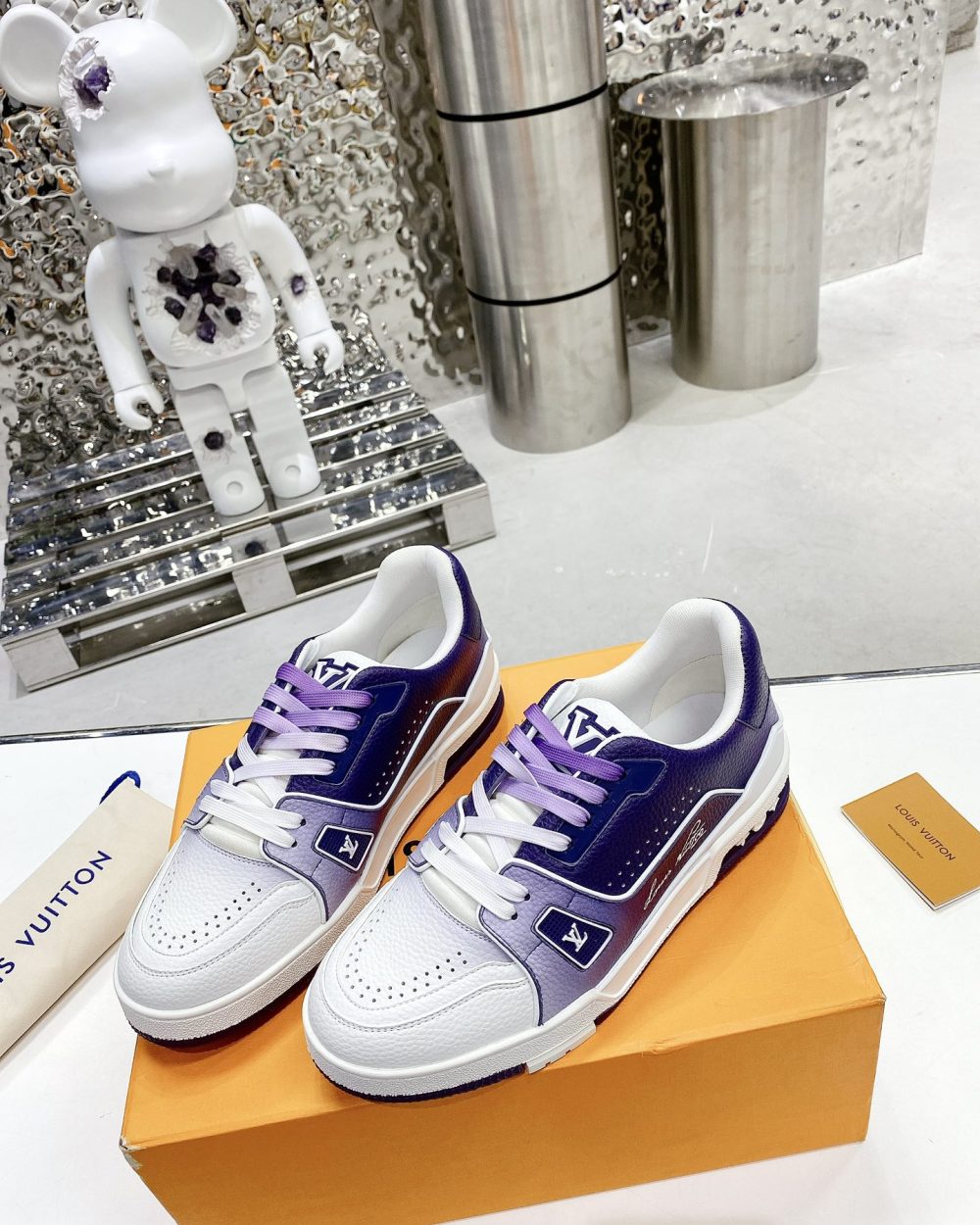 Louis Vuitton Women's LV Trainers Violet For Women LV