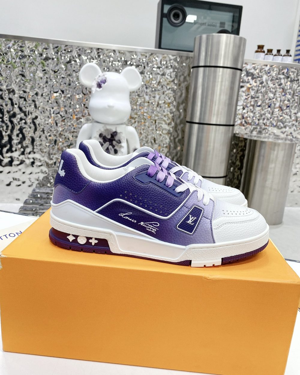 Louis Vuitton Women's LV Trainers Violet For Women LV