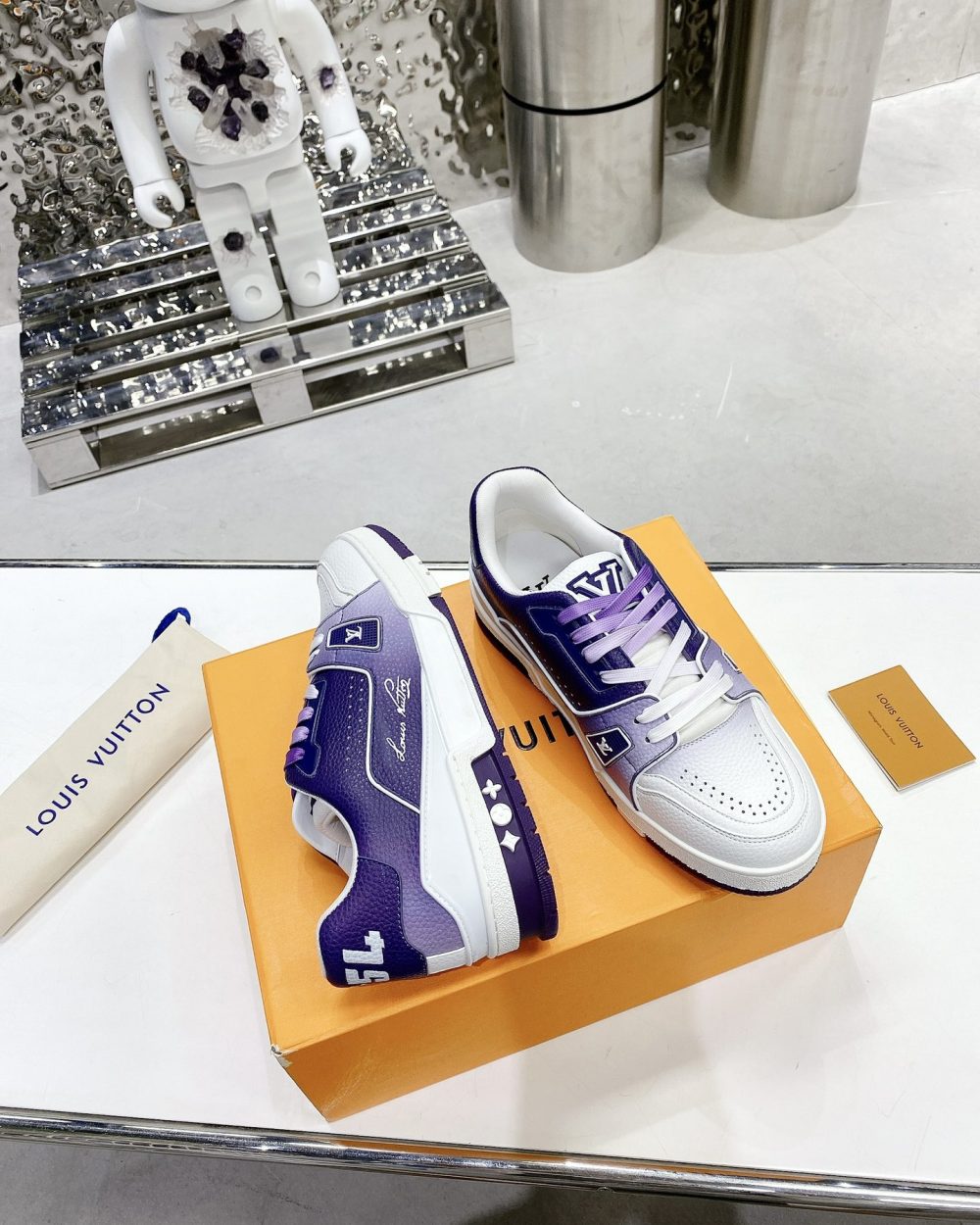 Louis Vuitton Women's LV Trainers Violet For Women LV