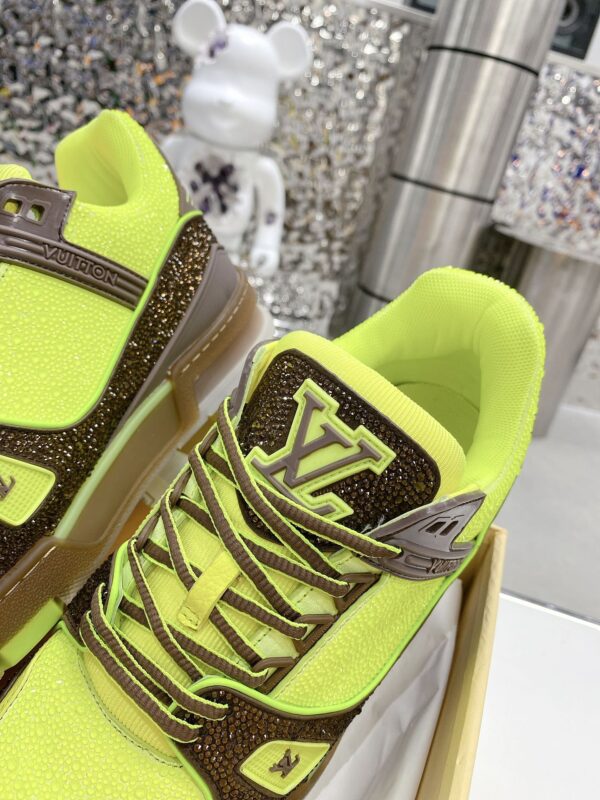 Louis Vuitton Women's LV Trainers Yellow For Women LV