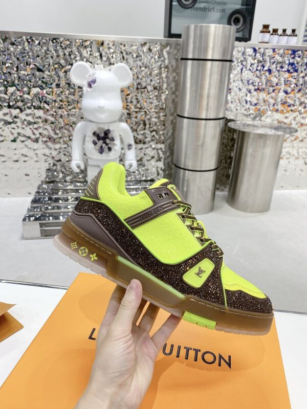 Louis Vuitton Women's LV Trainers Yellow For Women LV