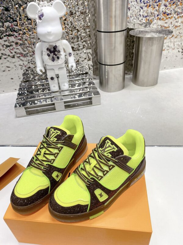 Louis Vuitton Women's LV Trainers Yellow For Women LV