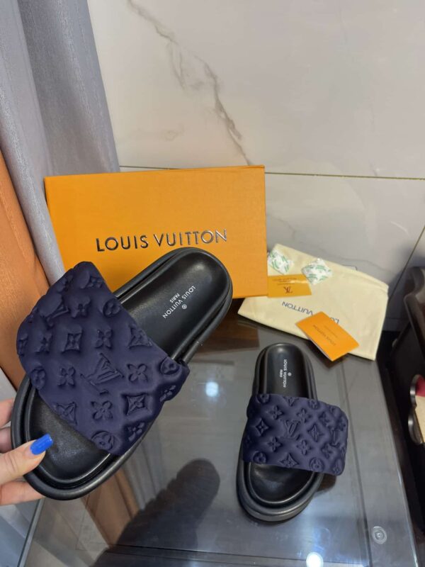 Louis Vuitton Women's Pool Pillow Comfort Mule Dark Blue For Women LV