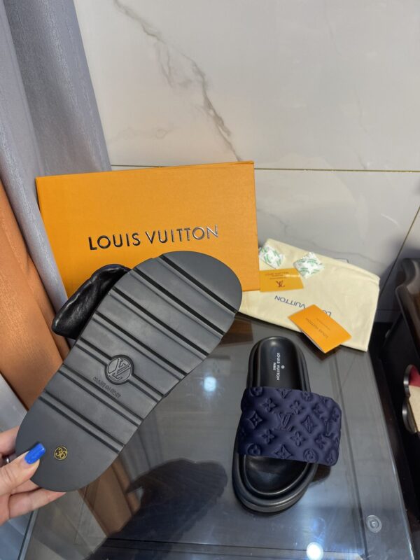 Louis Vuitton Women's Pool Pillow Comfort Mule Dark Blue For Women LV