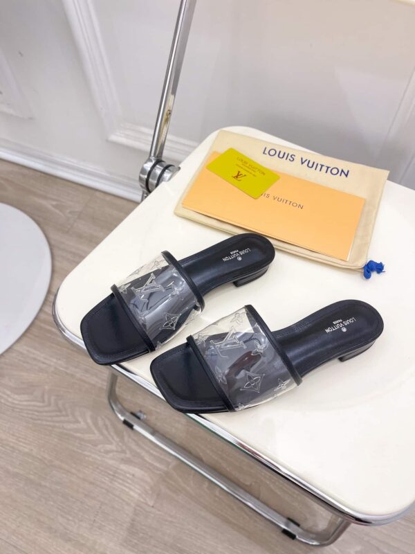 Louis Vuitton Women's Revival Flat Mule Black For Women LV