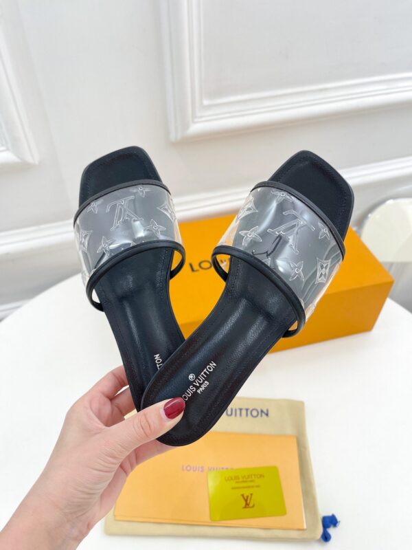 Louis Vuitton Women's Revival Flat Mule Black For Women LV