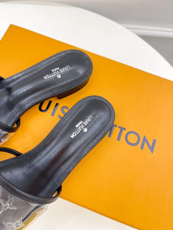 Louis Vuitton Women's Revival Flat Mule Black For Women LV