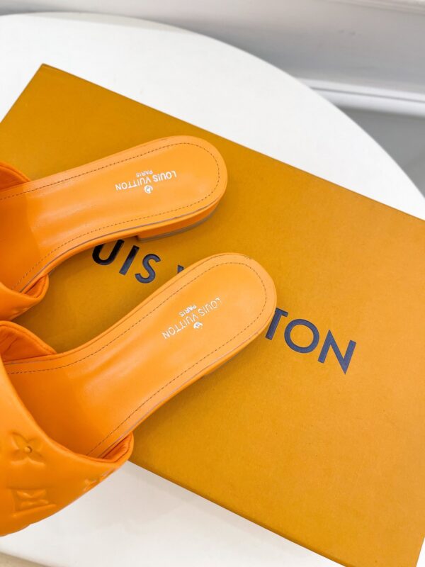 Louis Vuitton Women's Revival Flat Mule Orange For Women LV