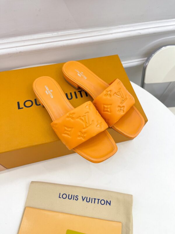 Louis Vuitton Women's Revival Flat Mule Orange For Women LV