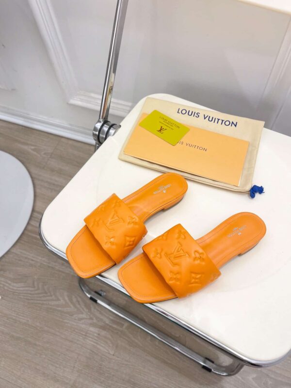 Louis Vuitton Women's Revival Flat Mule Orange For Women LV