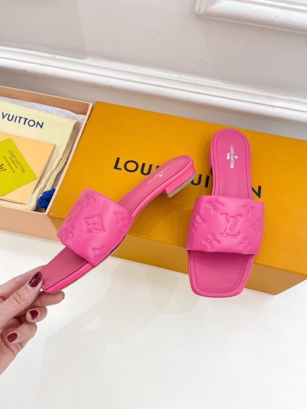 Louis Vuitton Women's Revival Flat Mule Pink For Women LV 1A9PAX
