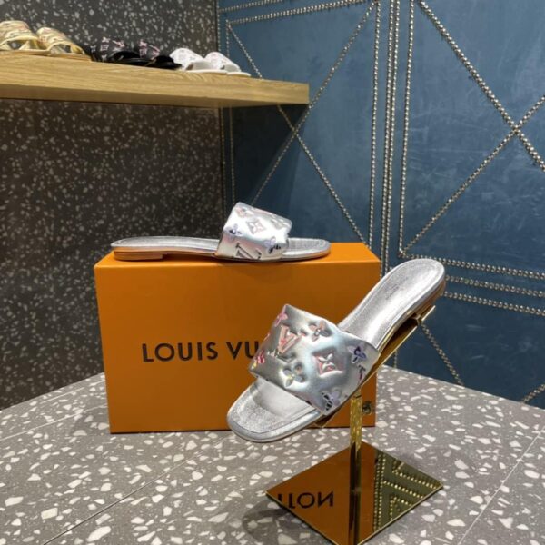 Louis Vuitton Women's Revival Flat Mule Sliver For Women LV 1AAOVA