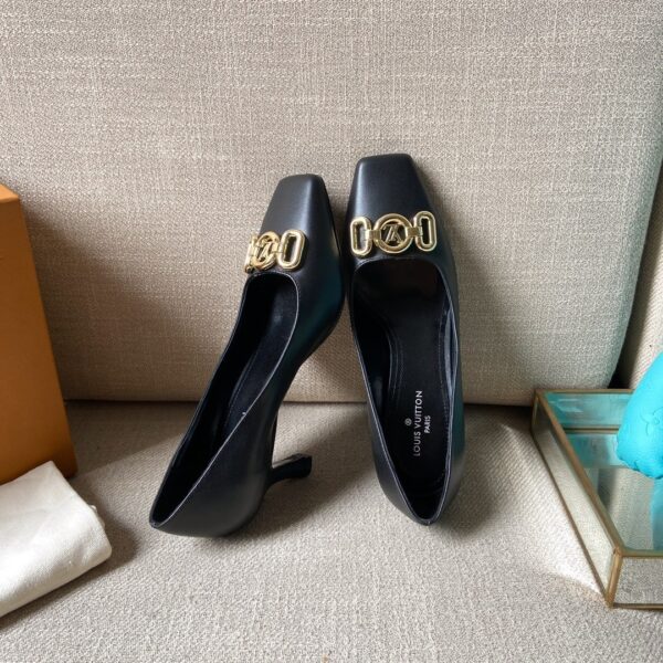 Louis Vuitton Women's Rotary Pump Black For Women LV 1AAE24