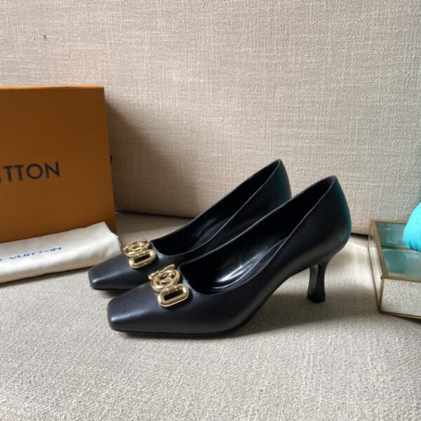 Louis Vuitton Women's Rotary Pump Black For Women LV 1AAE24