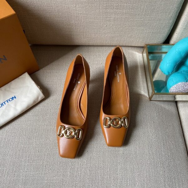 Louis Vuitton Women's Rotary Pump Brown For Women LV