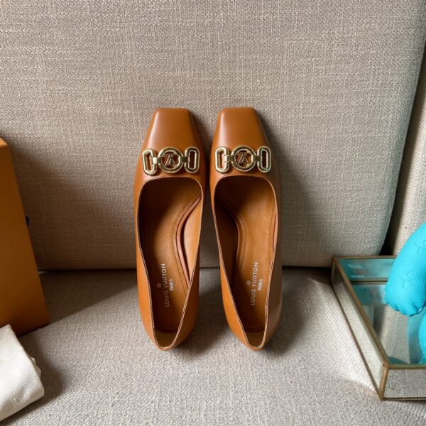 Louis Vuitton Women's Rotary Pump Brown For Women LV