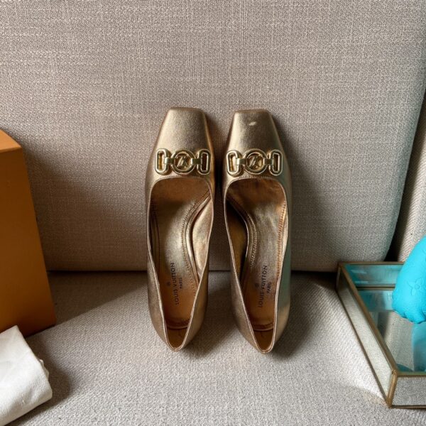 Louis Vuitton Women's Rotary Pump Gold For Women LV