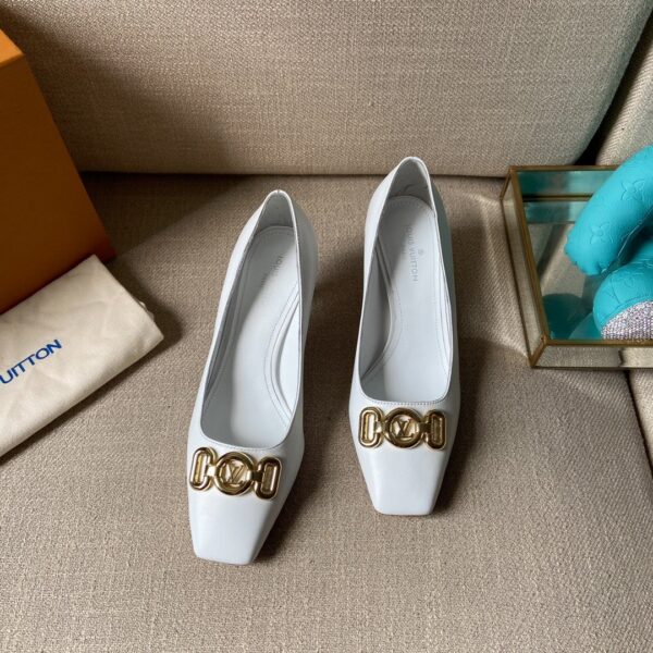Louis Vuitton Women's Rotary Pump White For Women LV 1AAE2Y