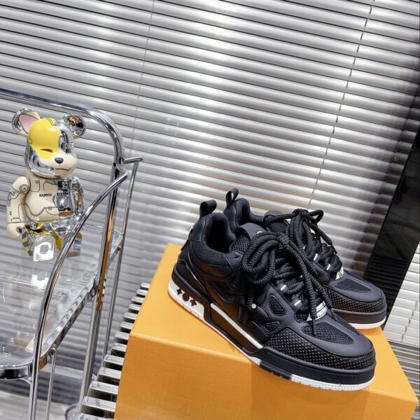Louis Vuitton Women's Skate Sneakers Black For Women LV