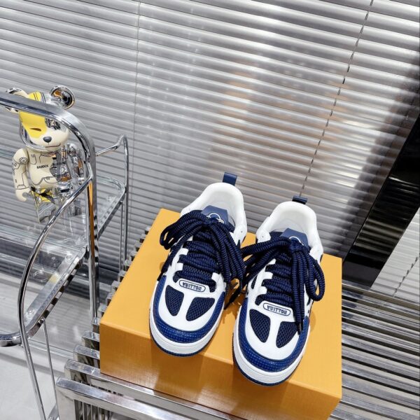 Louis Vuitton Women's Skate Sneakers Blue For Women LV