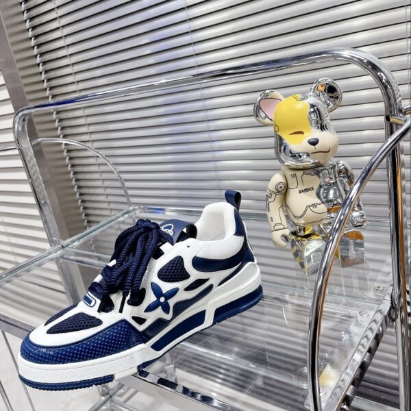 Louis Vuitton Women's Skate Sneakers Blue For Women LV