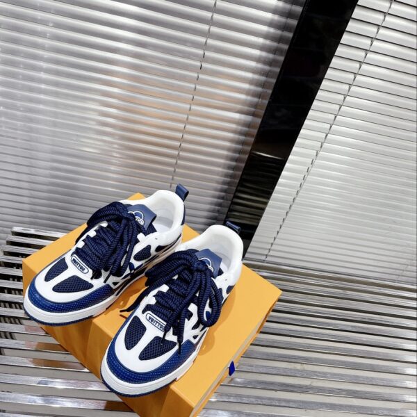 Louis Vuitton Women's Skate Sneakers Blue For Women LV