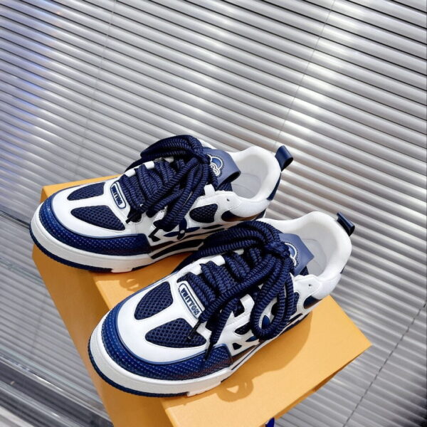 Louis Vuitton Women's Skate Sneakers Blue For Women LV