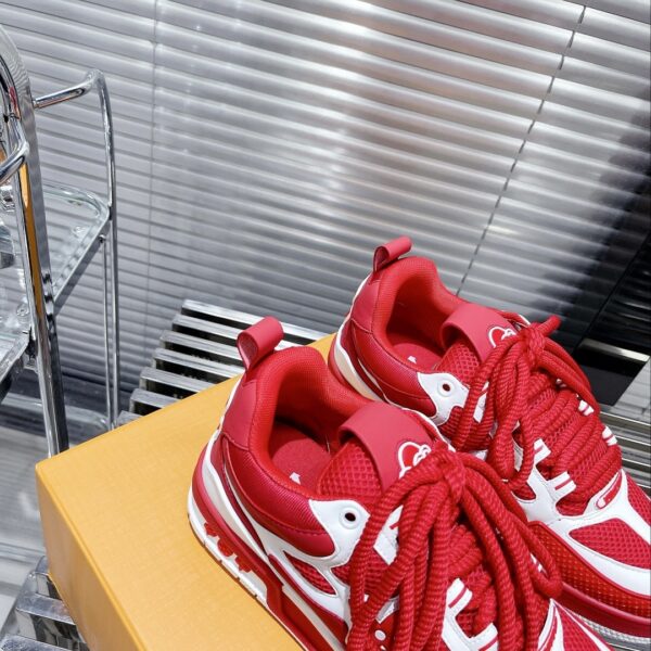 Louis Vuitton Women's Skate Sneakers Red For Women LV