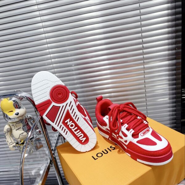 Louis Vuitton Women's Skate Sneakers Red For Women LV