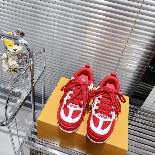 Louis Vuitton Women's Skate Sneakers Red For Women LV