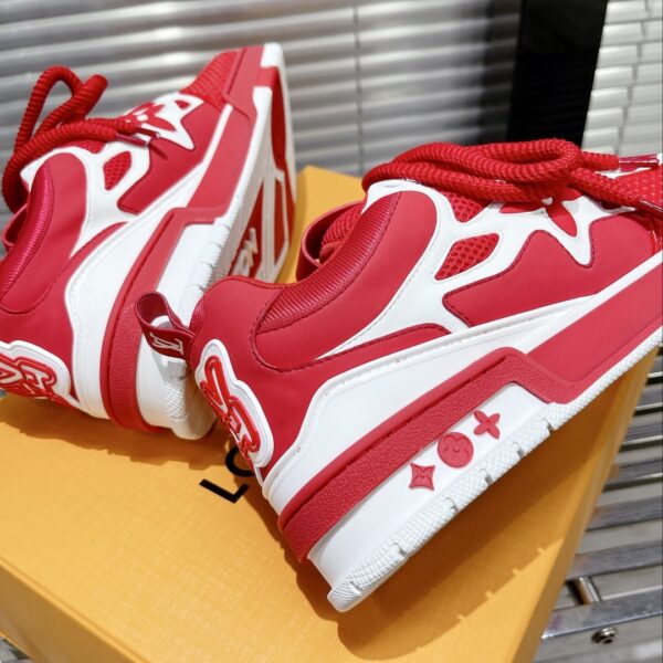 Louis Vuitton Women's Skate Sneakers Red For Women LV