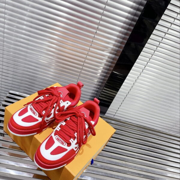 Louis Vuitton Women's Skate Sneakers Red For Women LV