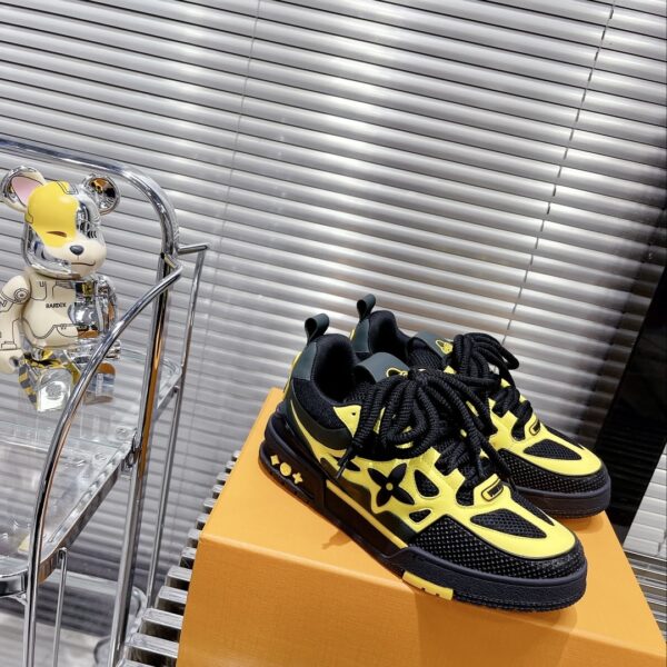 Louis Vuitton Women's Skate Sneakers Yellow For Women LV