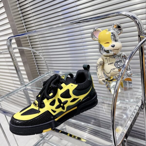Louis Vuitton Women's Skate Sneakers Yellow For Women LV