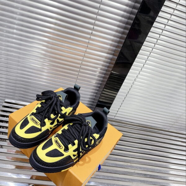 Louis Vuitton Women's Skate Sneakers Yellow For Women LV