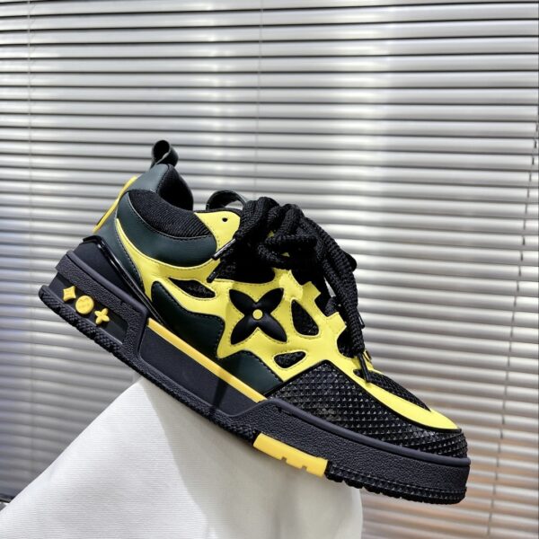 Louis Vuitton Women's Skate Sneakers Yellow For Women LV