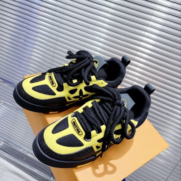 Louis Vuitton Women's Skate Sneakers Yellow For Women LV