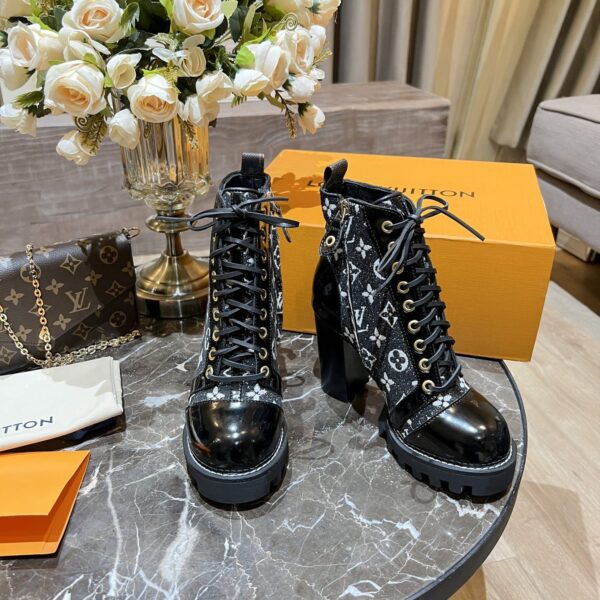 Louis Vuitton Women's Star Trail Ankle Boot Black For Women LV