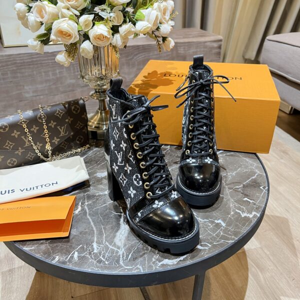 Louis Vuitton Women's Star Trail Ankle Boot Black For Women LV