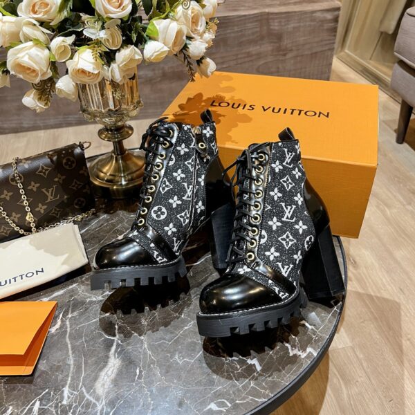 Louis Vuitton Women's Star Trail Ankle Boot Black For Women LV