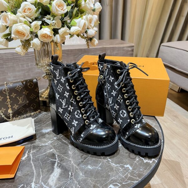 Louis Vuitton Women's Star Trail Ankle Boot Black For Women LV